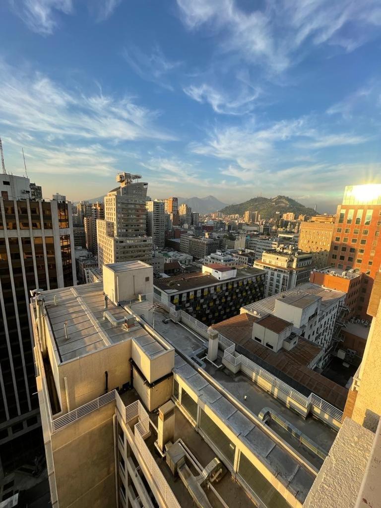 Apart Centro City Spa Santiago Exterior foto